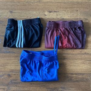 Boy 👦🏻, 3 Athletic shorts and 1 athletic shirt (altogether 4 pieces)